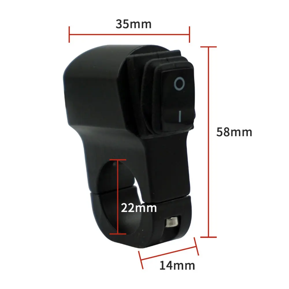 7/8 &quotмотоциклетный алюминиевый переключатель водонепроницаемый фар ретро