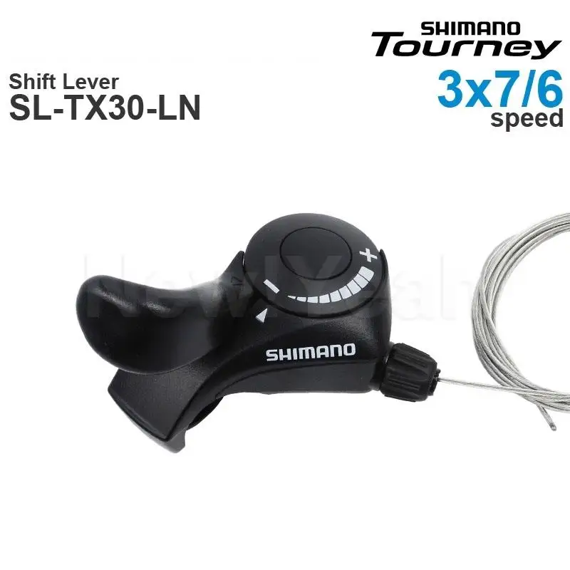 SHIMANO Tourney 3x6/7 Speed Shifters SL-TX30-LN 6R 7R Thumb Shifter 3&times;6 speed 3&times;7 speed Original parts