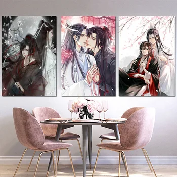 

5d full square/round drill set diy diamond painting mo dao zu shi Anime,5d diamond mazayka embroidery cartoon love N614