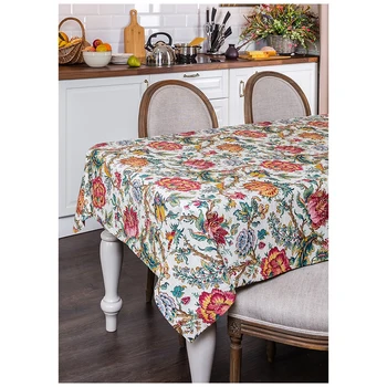 

Tablecloth Eva 180 * 140 cm. Cotton 100% Milk Home and kitchen products
