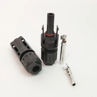 10 paires de connecteurs ou avec 1 paire de connecteurs de panneaux solaires connectés à clé mâle et femelle IP67 1000Vdc pour une utilisation du système solaire 5