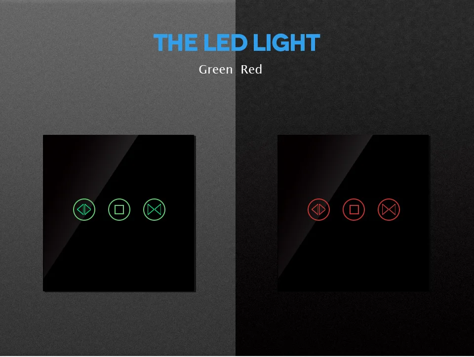 Новое поступление ЕС стандартный Электрический настенный контроллер занавеса умный дом автоматизация сенсорный переключатель открытая пауза закрыть