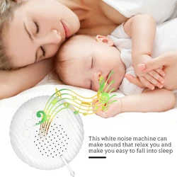Machine à bruit blanche, Rechargeable USB, arrêt chronométré, sommeil, sommeil, Relaxation, moniteur, pour bébé, adulte, bureau 