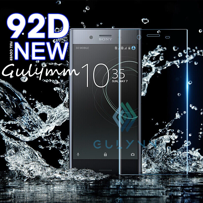 96D изогнутая пленка для Sony Xperia XZ 1 2 3 XA1 XA2 XZ2 XZ3 Ultra 10 Plus компактная Защитная пленка для экрана полное покрытие нано Гидрогелевая пленка HD
