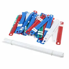 50 наборов офисные красочные пластиковые переплет бумажные крепежные детали для документов