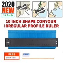Контурный Калибр 10 дюймов профиль копировальный Калибр линейка метрический дюймовый маркировочный Калибр форма Дубликатор плиточный ламинат измерительные инструменты# T3G