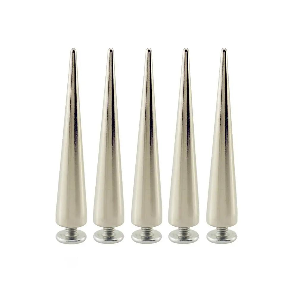 Long Spike Studs Silver