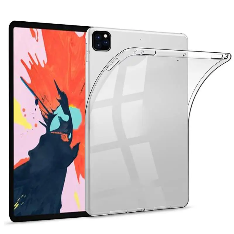

Clear Case For iPad Pro 11 2020 Case Soft TPU Anti-scratch Tablet Protective Back Cover for iPad Pro 2020 12.9 Case Transparent