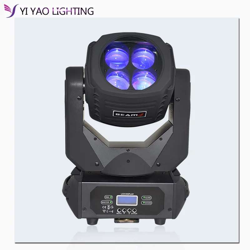 

Led beam moving head light super 4x25 w moving head lights of high btightness with color wheel for dj party stage lighting