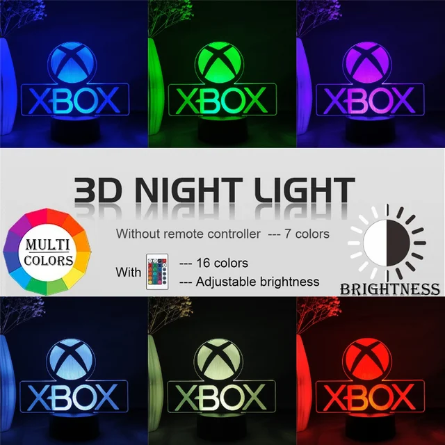 Lampe avec logo Xbox
