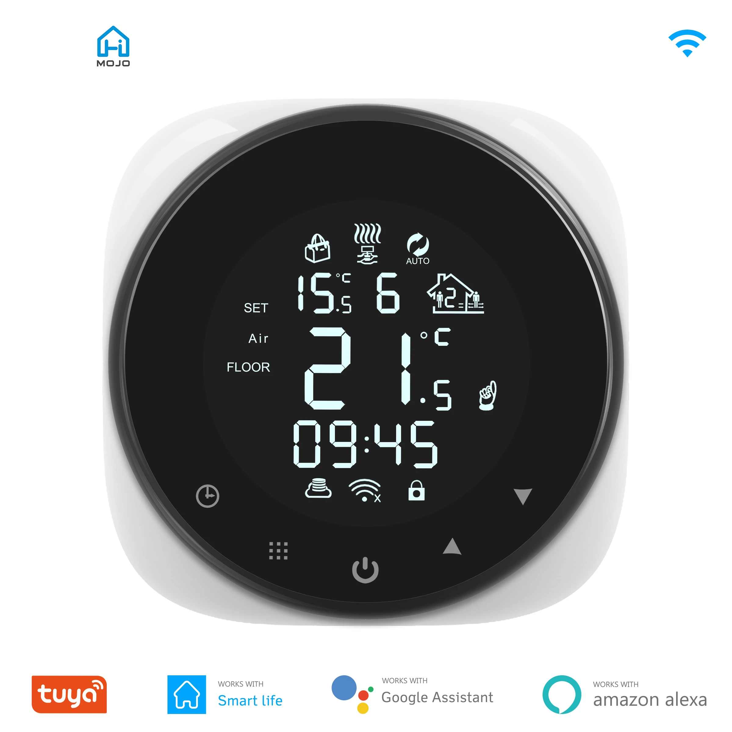 HIMOJO Wifi Smart Thermostat for Water/Electric Floor Water Gas Boiler Temperature Remote Controller Support Alexa Google Home |