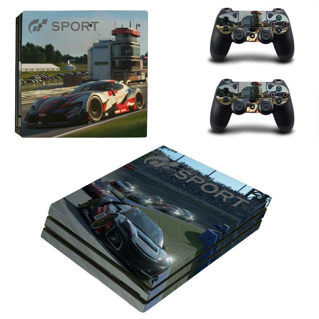 PS4 Pro GT Sport sticker s PS 4 Play station 4 Pro виниловые наклейки для playstation 4 Pro консоли и контроллера