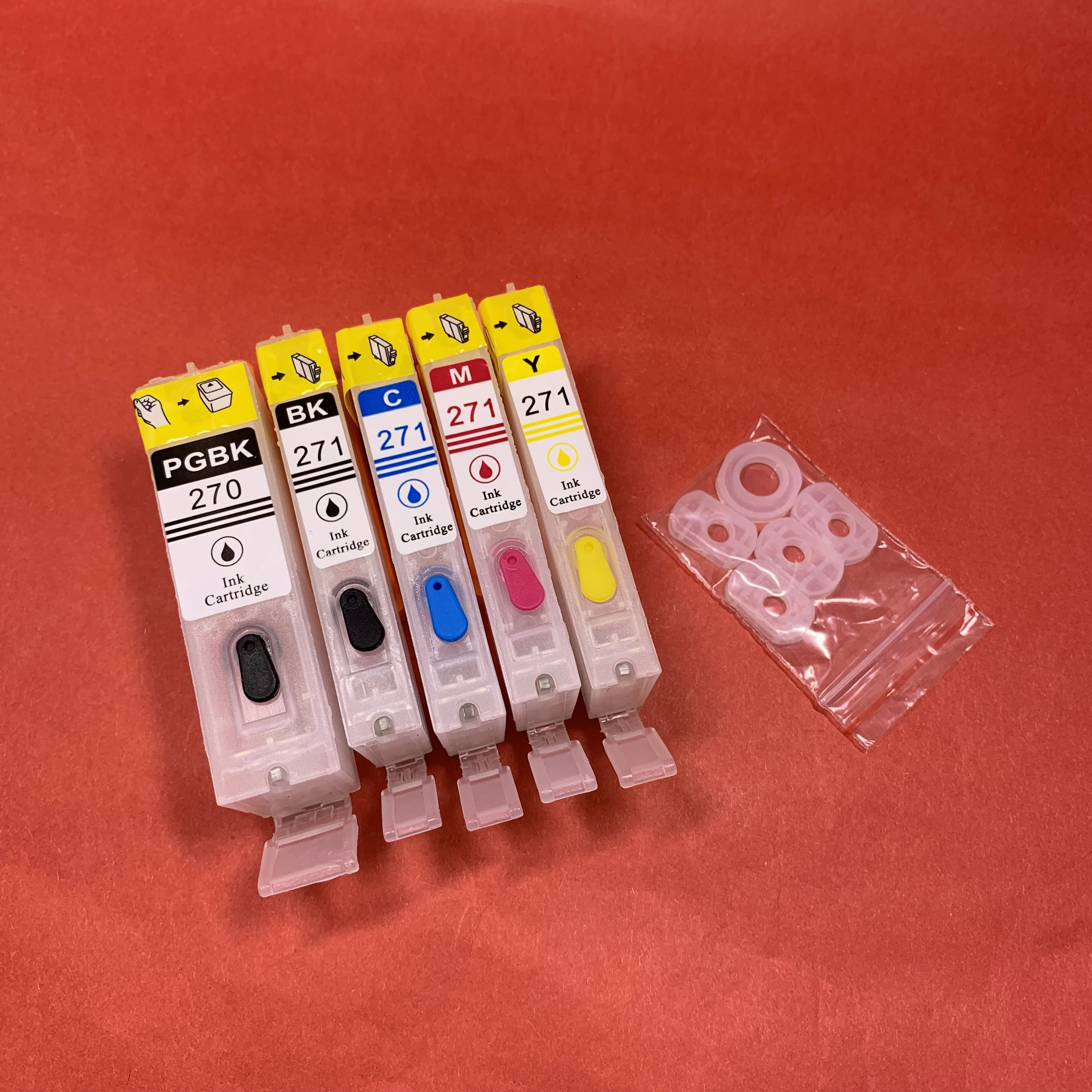 5 шт. картриджи для принтера Canon PIXMA MG5720 MG5721 MG5722 MG6820 MG6821 MG6822 TS5020 TS6020 | Компьютеры и