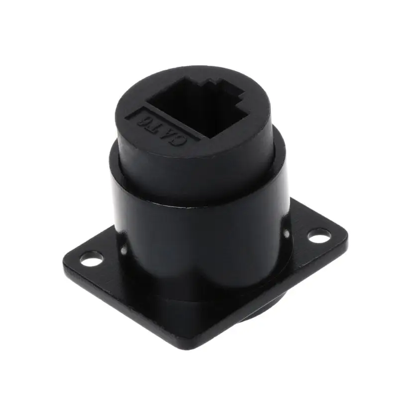 

D-type Module RJ45 Socket Cable Female Signal Connector Cat6 Panel Mount Network Ethernet Extension Interface Adapter R9JB
