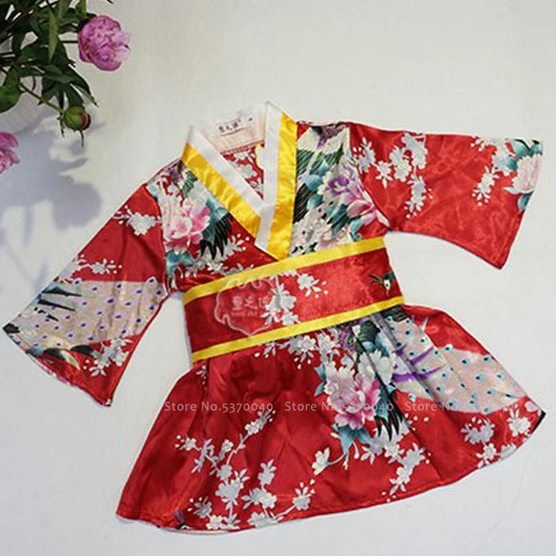 Newborn Baby Girl Japanese Style Bath Robe Traditional Kimono Party