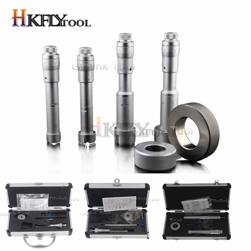 Внутренний микрометр измерительный инструмент с тремя точками внутри