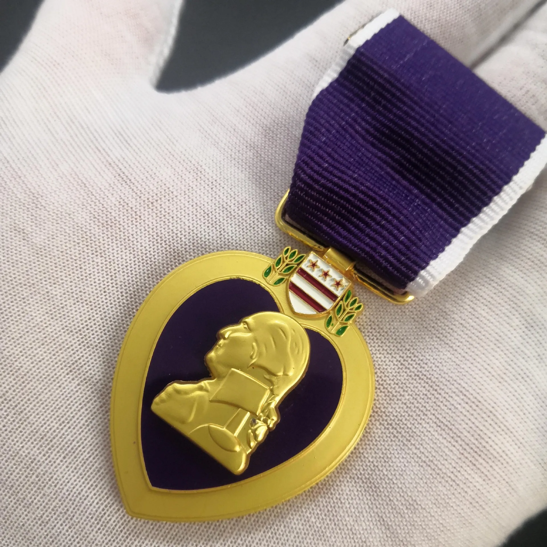 Superior Quality American USA army heart Military Medal chest badge cllection chest medals with ribbon box Decoration