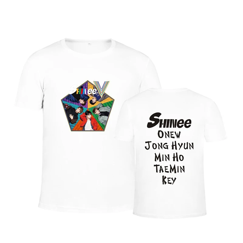 Kpop корейской моды 5TH альбом пять ONEW ключ Минью TAEMIN JONGHYUN из хлопчатобумажной ткани