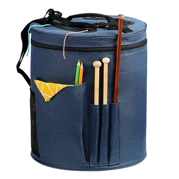

Empty Yarn Bag Small Knitting Storage Bag Knitting Yarn DIY Househand Needle Weave Craft Knitting Bag Sewing Tools Crochet Bag