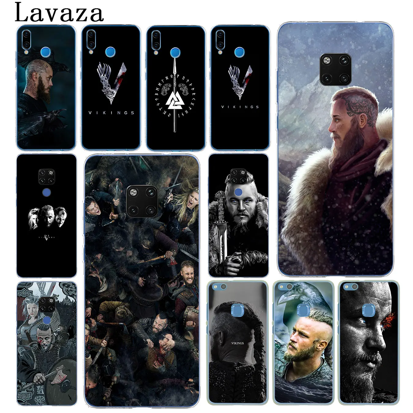 Lavaza Vikings Tv Shows Phone Case for Huawei Mate 30 20 Pro 10 Lite Y6 Prime Nova 5I 4 3i 3 2i 2 Cover | Мобильные телефоны и
