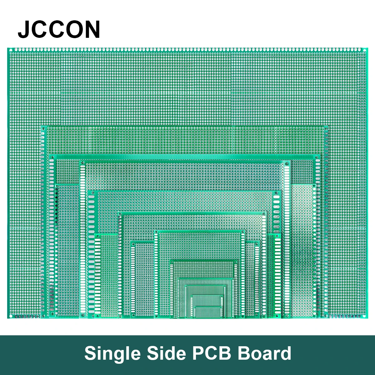 1PCB Board Single Side Prototype DIY Universal Printed Circuit 2x8 3x7 4x6 5x7 6x8 7x9 8x12 9x15cm Protoboard Soldering Plate