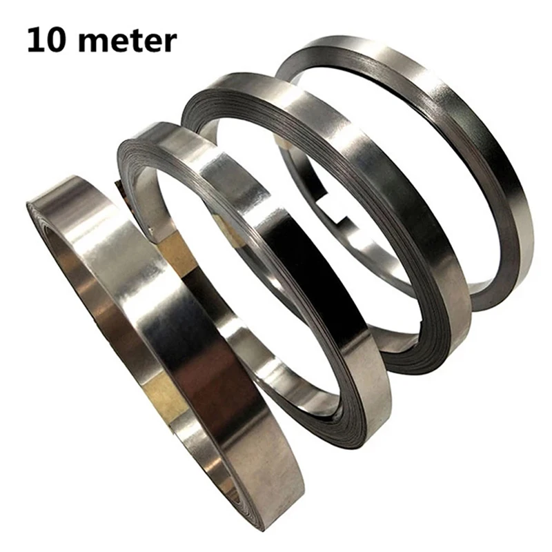 Rollo De Chapa De Níquel 0.2mm 1kg - Tira De Acero Niquelado Para Baterías 18650, Conectores Y Paquetes De Litio