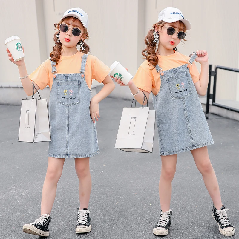 suspender dress for kids