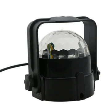 

RGB LED Disco Stage Light Lighting Digital Crystal Magic Ball Effect US Plug Q0KF