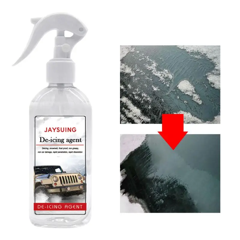 

Car Agent Glass Spray Melting Snow Ice Anti-Icing Winter Window Defrosting Snow And Ice Melting Agent Ice-Off Spray Tools HOT