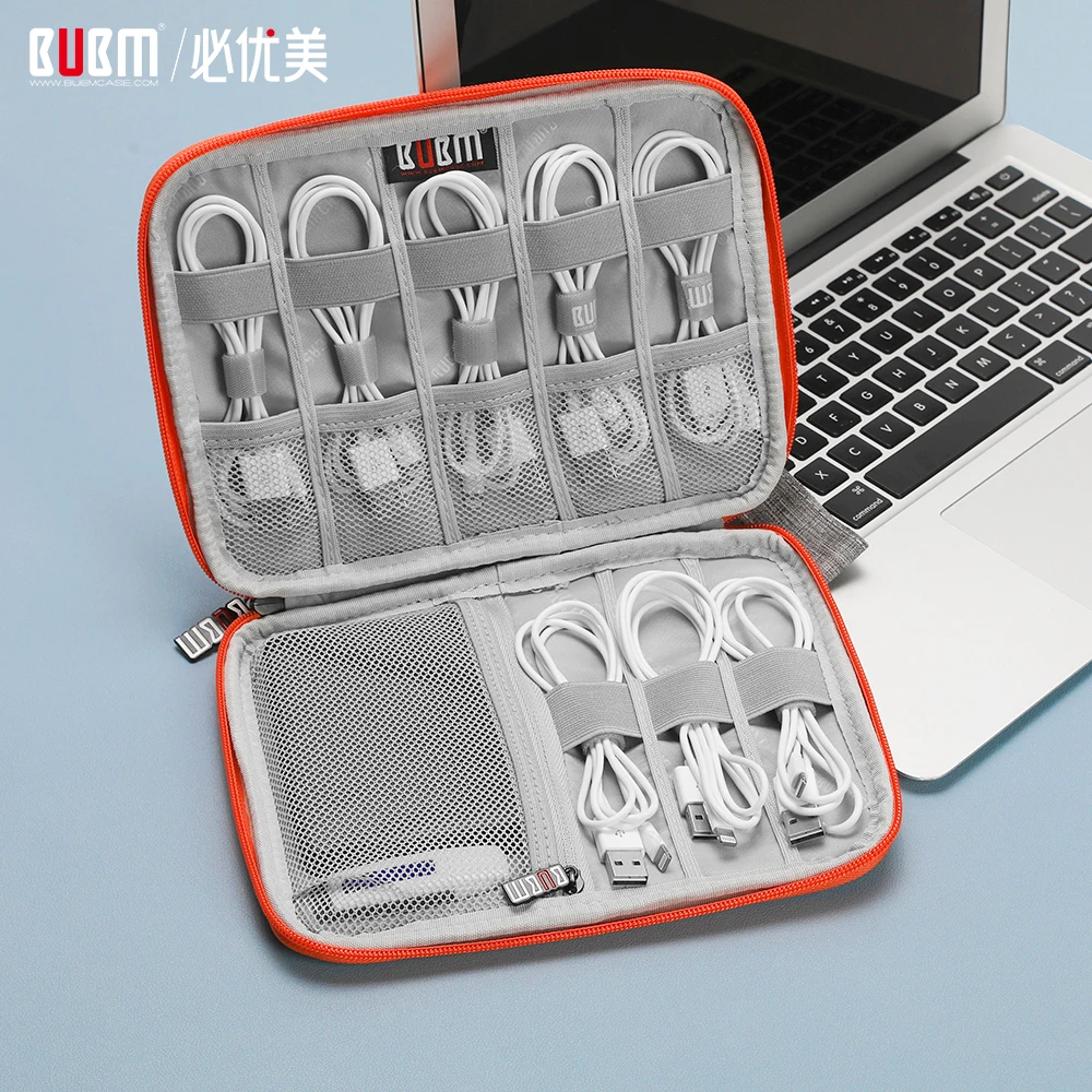 

BUBM Digital Gadget Bag External 2.5 inch Hard Drive Case HDD Protection Bag USB Cable Charger Earphone Carrying Case
