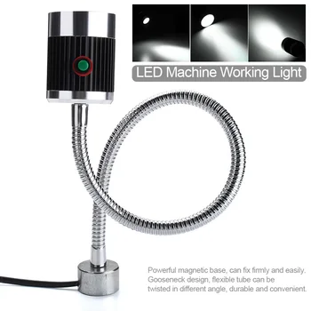 

Industrial Switch Lamp CNC Machine Tool 6W 110-220V LED Working Light Workshop Magnetic Base Waterproof Gooseneck Practical