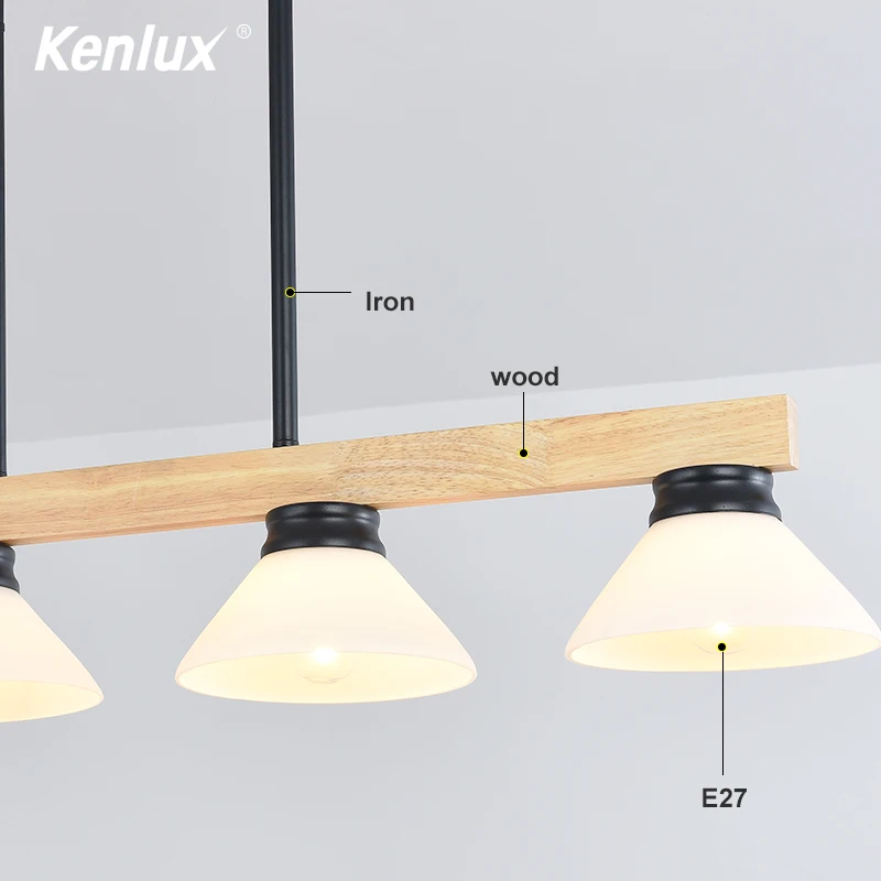 Современные светодиодсветодиодный подвесные светильники Kenlux с металлическим