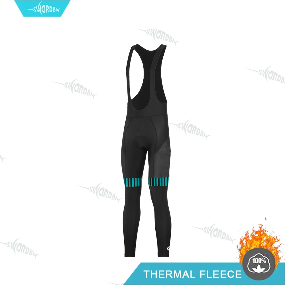 Bib Pants Pro Team Велоспорт Джерси для мужчин литье зимняя одежда для велоспорта термо флис с длинным рукавом MTB Одежда велосипедный комплект Ropa Ciclismo - Цвет: Bib Pants