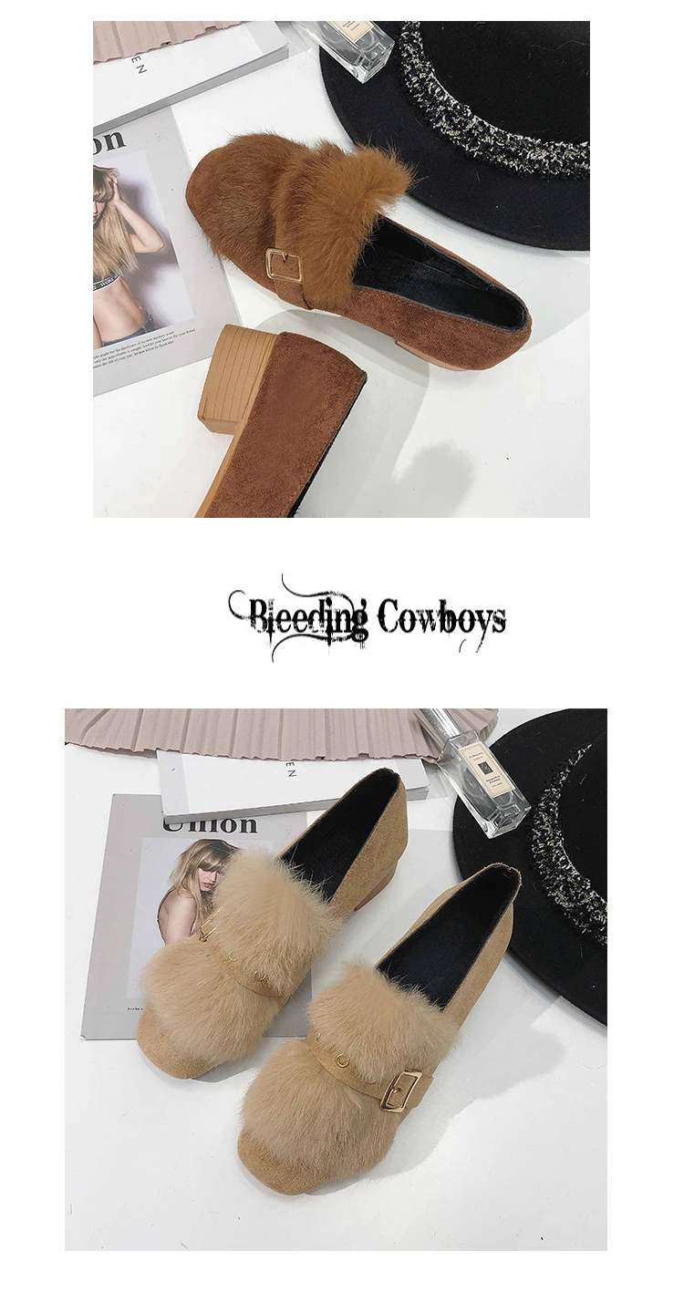 Ретро watreproof кожа Для женщин shoesfemale домашняя обувь; тапочки с Для женщин Зимняя для ношения на улице, повседневные туфли из плюша; теплая Домашняя обувь; U14-64
