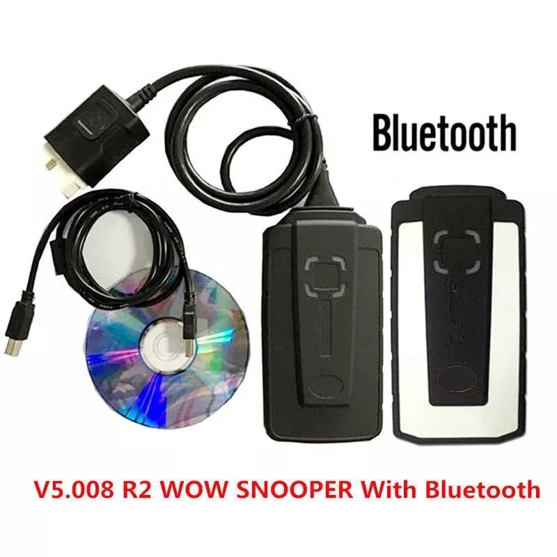 Wow snooper 2020 leitor de código v5.008 r2 bluetooth obdii obd obd2 scanner profissional caminhões carros ferramenta de diagnóstico