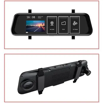

10 inch 2.5D screen streaming media driving recorder Gravity sensor parking monitoring loop video camera