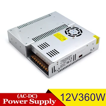 

Variable dc Power Supply 12V 30A 360W LED Driver Transformer AC To DC12V SMPS For LED Lighting Monitor CCTV 3D Printer
