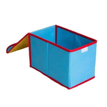 

Bosphorus Storage Box Yellow, Blue Fabric