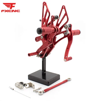 

For YAMAHA YZF R1 1998-2003 Motorcycle Rearset Footrest Footpeg Adjustable Aluminum Motorcycle Rear Set Footrest Foot Pegs