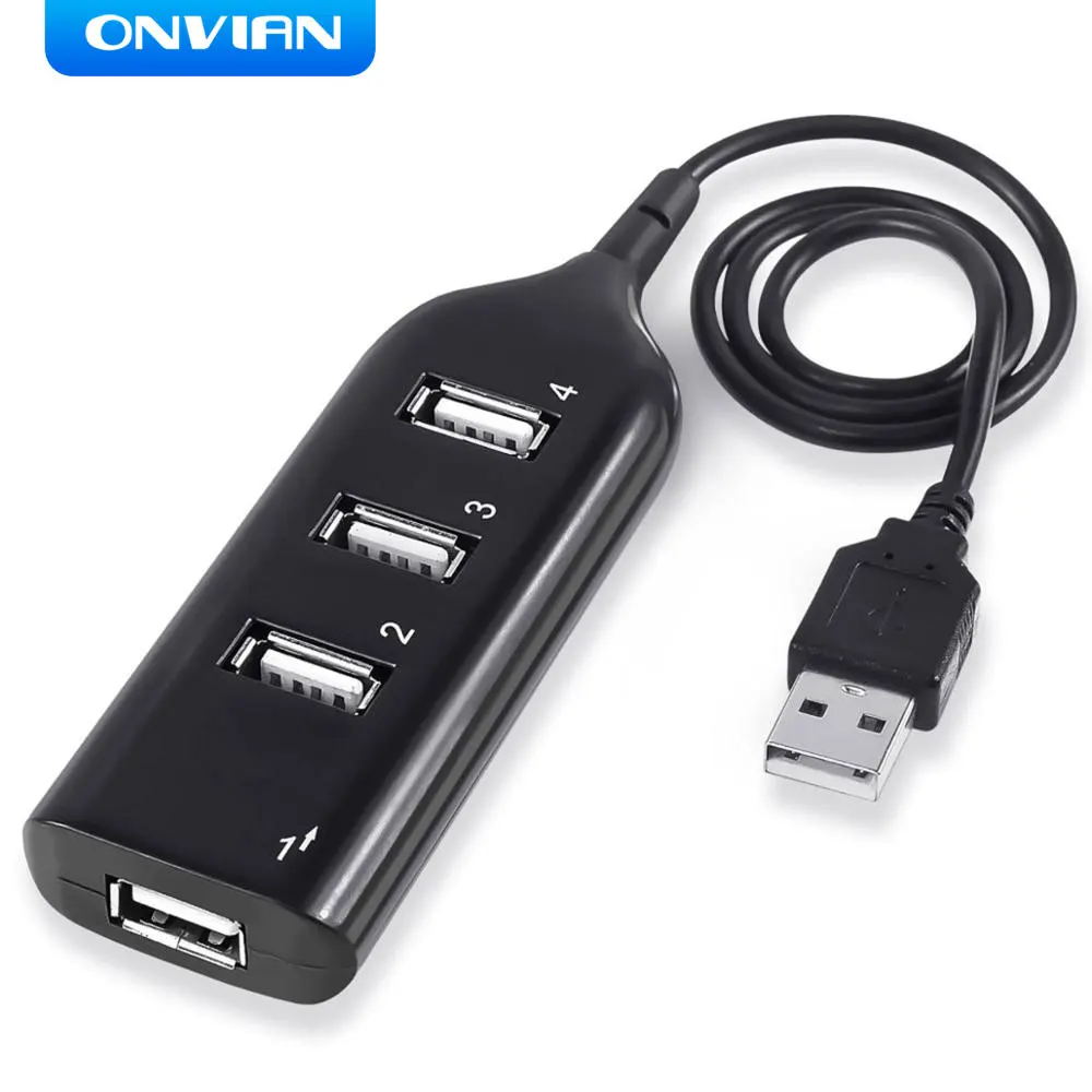 Onvian USB HUB 2.0 Multi USB Port 4 Port Hub USB Splitter High S