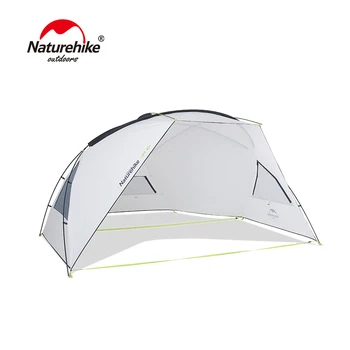 

Naturehike Gnie Beach Tarp With Poles Outdoor Camping Tent Sun Shelter Awning UPF40 NH18Z001-P