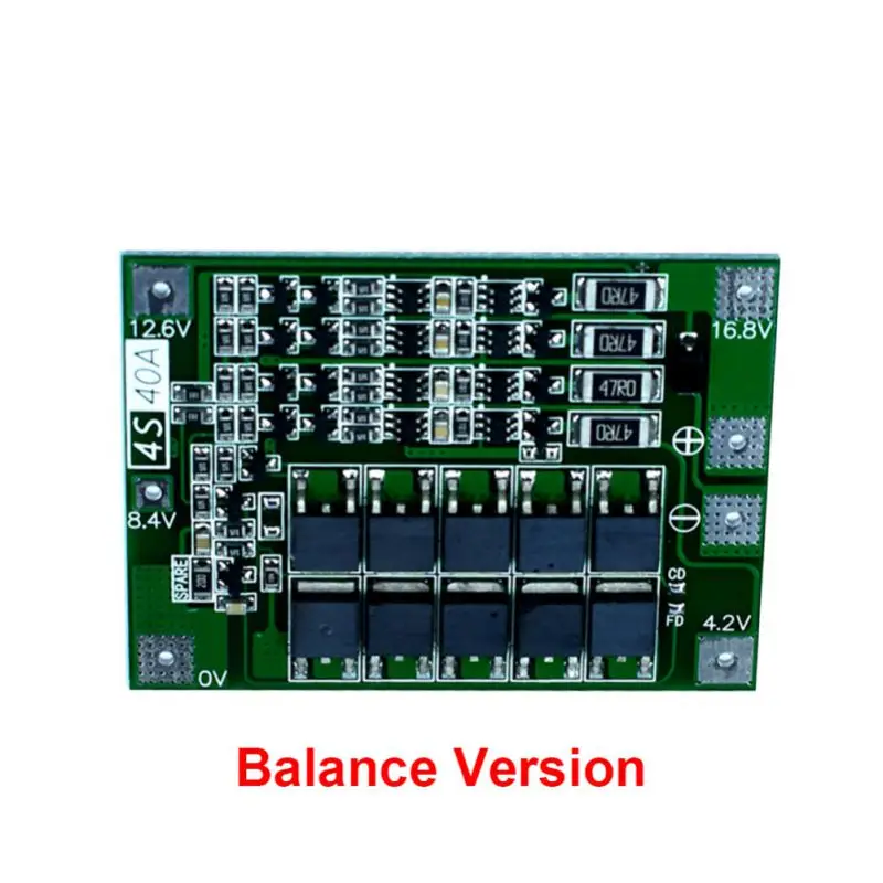 4S 40A плата защиты батареи PCB плата защиты зарядного устройства, смазка аккумуляторная печатная плата PCB BMS модуль