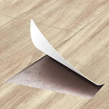

1 Roll PVC Floor Sticker Wood Grain Floor Stciker Decal Adhesive Home Decoration 20*300cm High Quality