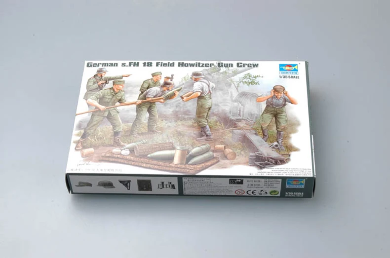 00425 1/35 немецкая полевая пушка s.FH 18|1/35 german|german 1/35trumpeter |