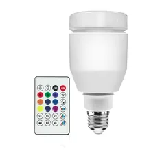 RGB меняющаяся Волшебная Лампа 220V 110V RGB+ белый дистанционный умный светильник с регулируемой яркостью и памятью+ ИК-пульт дистанционного управления