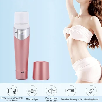 

Mini Electric Body Facial Hair Removal Trimmer Female Eyebrow Underarm Leg Shaving Machine Trimmer Razor Tool