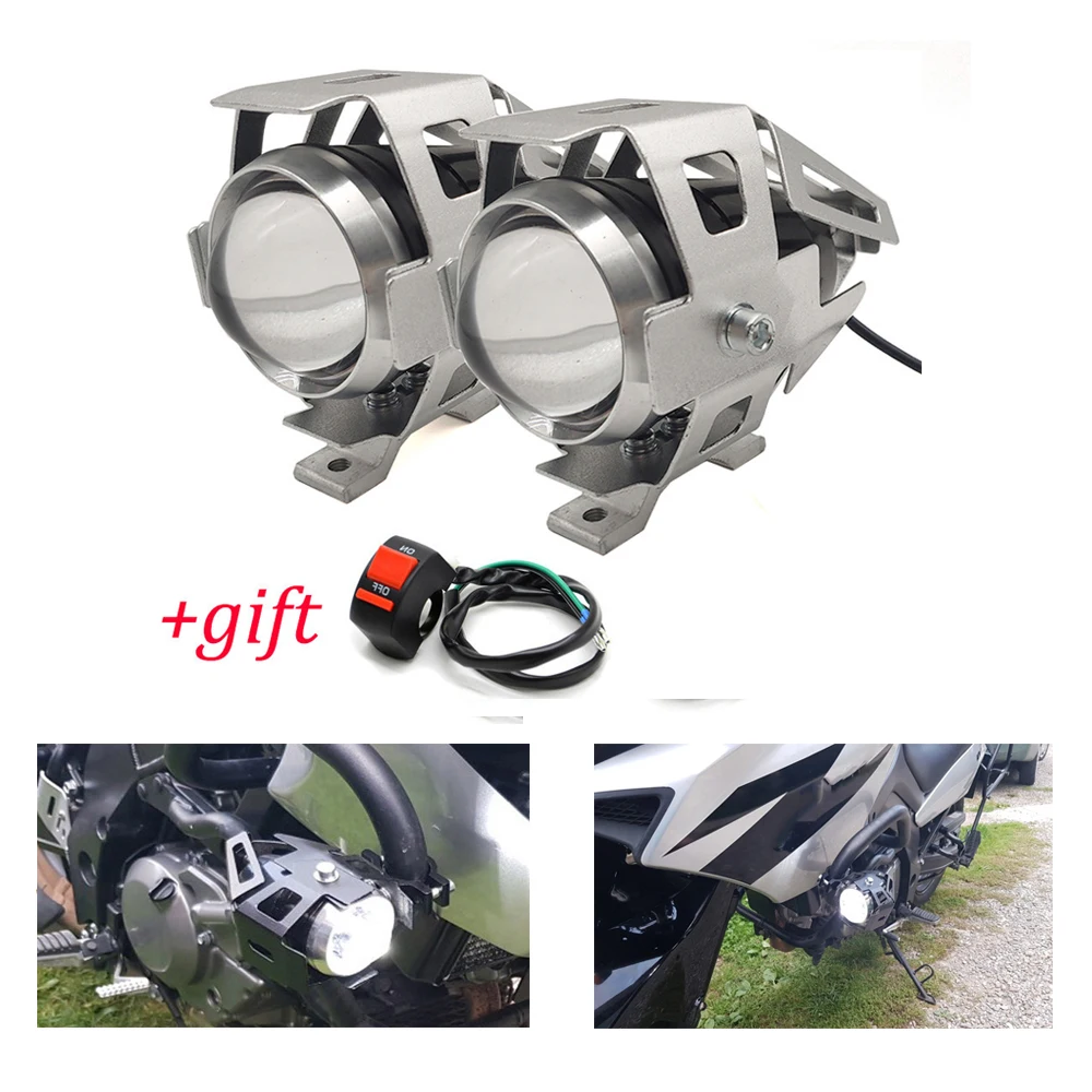 

Universal Motorcycle Motorbike Headlights Bulbs Lamp U5 LED Spotlight Flash 12V Fit For Yamaha XT1200Z SUPER TENERE WR250F MT07