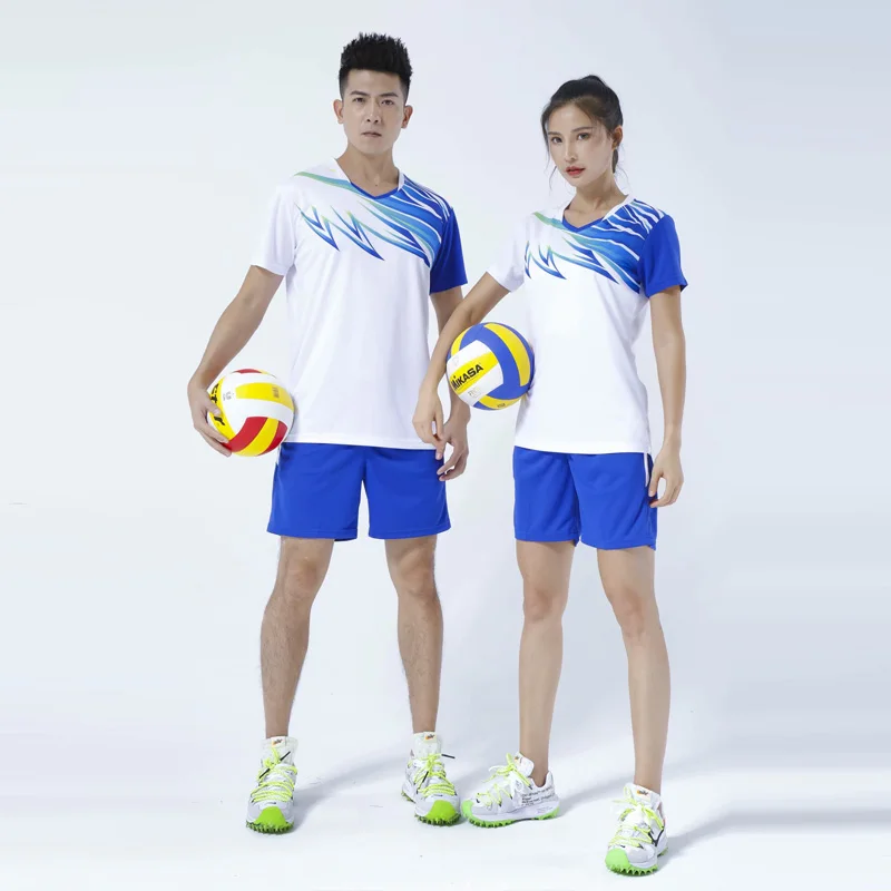 

New college Volleyball Uniforms Kids Shirt sleeveless T Shirts Men badminton shirts Table Tennis Set Team Running Sport Fitness