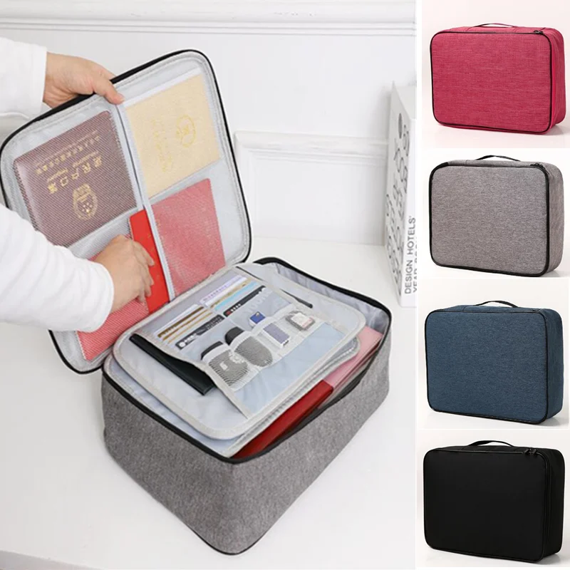 Waterproof Business Briefcase Bag Oxford Men Document iPad Electronic