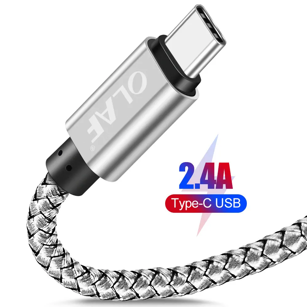 USB C type C Быстрая зарядка кабель синхронизации данных для huawei P20/P20 Pro/P20 Lite honor 10 V20 V30 UMiDiGi Z2 A1 Pro зарядное устройство для телефона - Цвет: Silver
